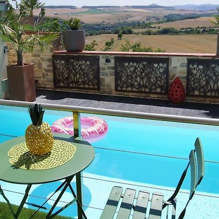Les Pierres Blondes Apartment Montpeyroux  Bagian luar foto