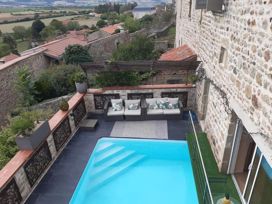 Les Pierres Blondes Apartment Montpeyroux  Bagian luar foto