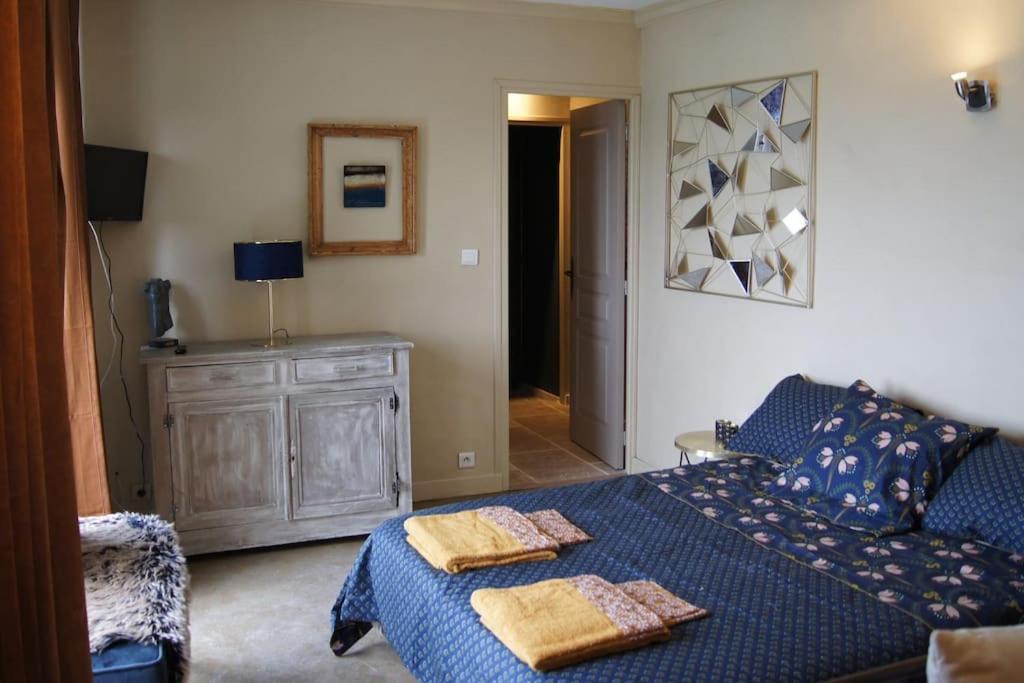 Les Pierres Blondes Apartment Montpeyroux  Bagian luar foto