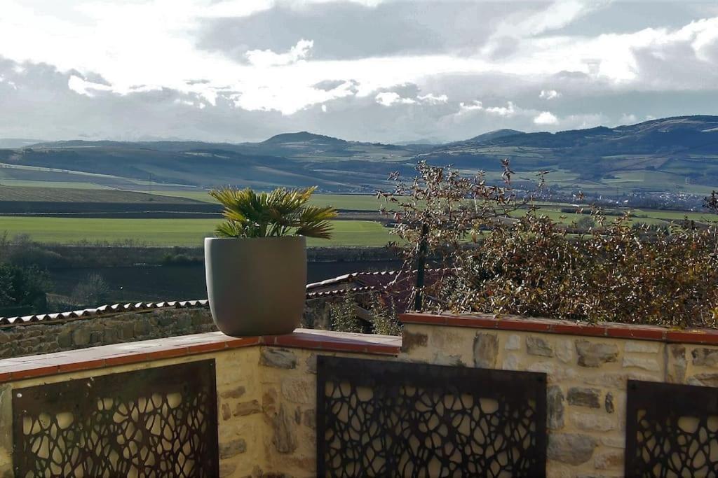 Les Pierres Blondes Apartment Montpeyroux  Bagian luar foto