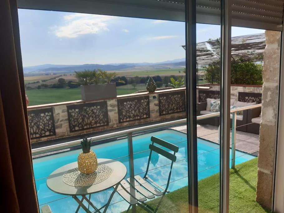 Les Pierres Blondes Apartment Montpeyroux  Bagian luar foto